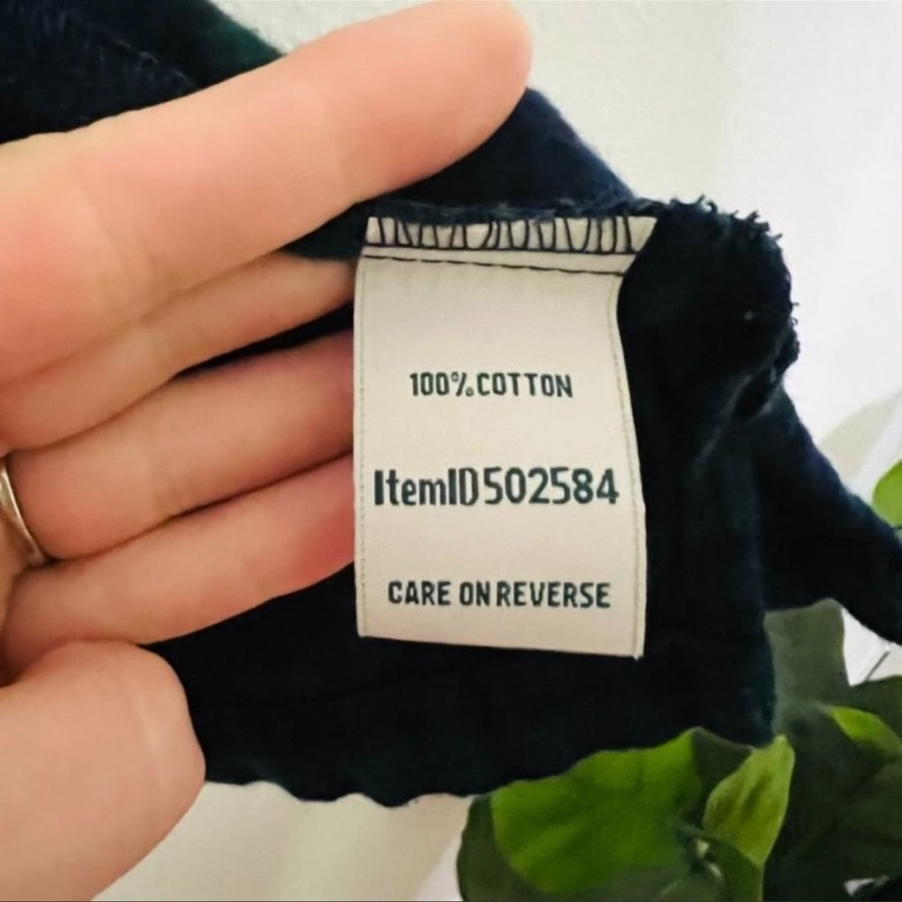 L.L. Bean | Blue & Green Cotton Long Sleeve Button Down Shirt - Picture 4 of 4